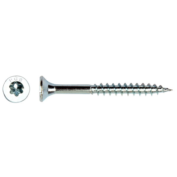 [BM-SPT-030-035] Spaanplaatschroef 3,0x35 mm Torx T10 verzinkt – 200 stuks